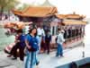 Preparing to ride the boat at Summer Palace (54,782 bytes)